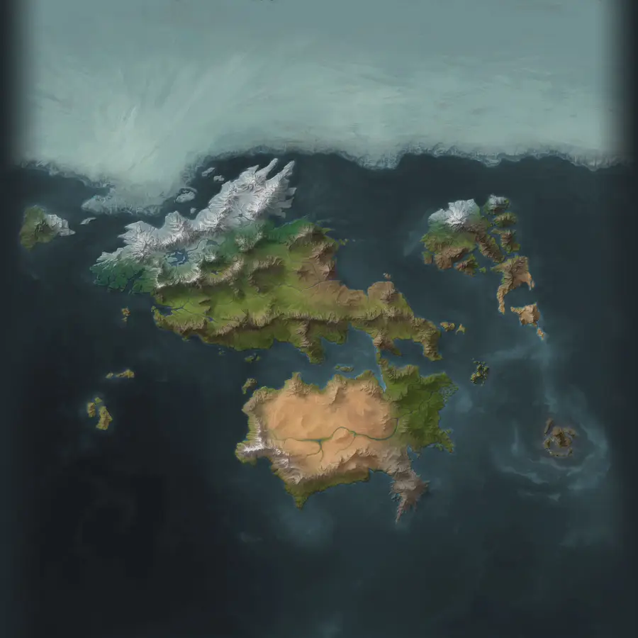 Official map of Runeterra’s continents
